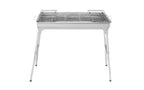 Karl Home 27.5 in. Portable Charcoal Grill in Stainless Steel