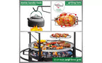 Barbecue portable au charbon Karl Home de 33,5 po de largeur