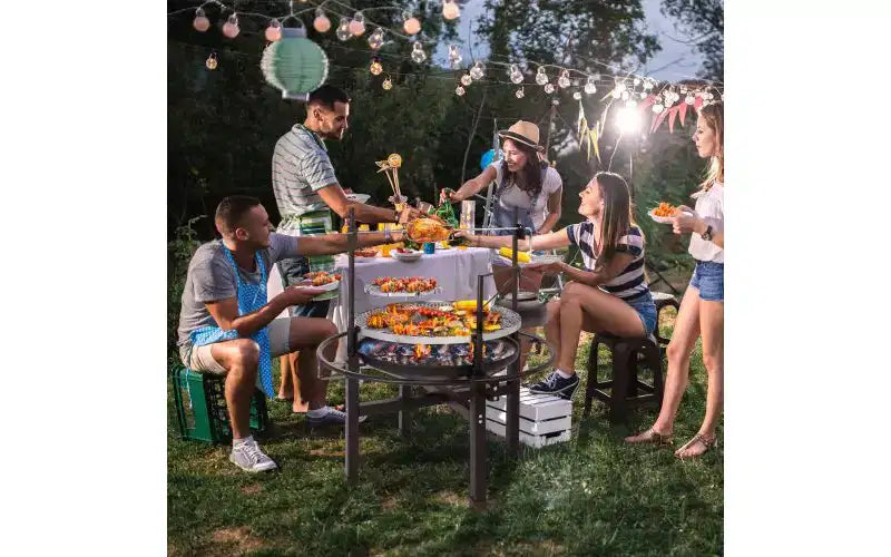 Barbecue portable au charbon Karl Home de 33,5 po de largeur