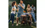Karl Home Kamado Portable 144 Square Inches Smoker & Grill