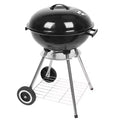 Karl Home 18 in. Apple Charcoal Grill in Black with Wheels