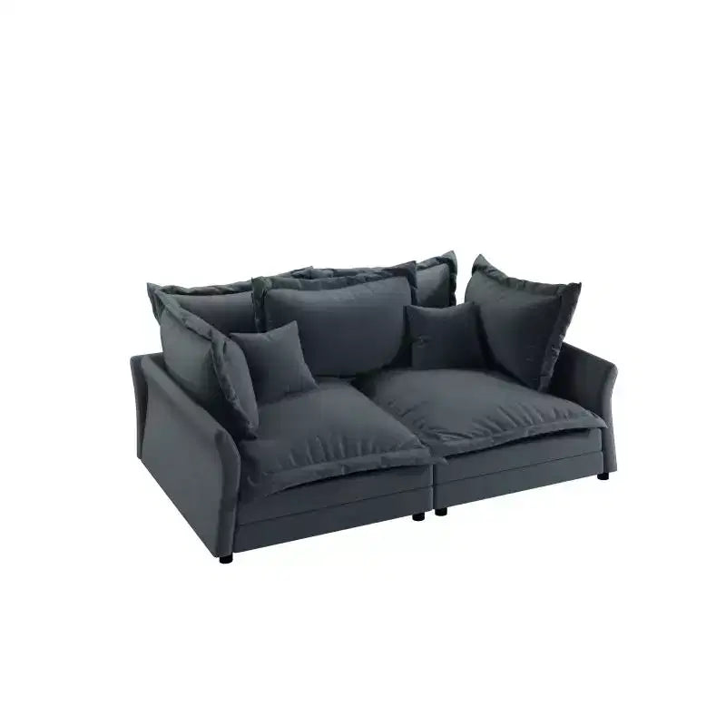 Canapé moderne 90,55, canapé rembourré confortable avec coussins, causeuse convertible pour salon, chambre, appartement, bureau