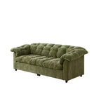 Zeus & Ruta 94.8 Modern Chenille Cloud Sofa with Deep Seat for for Living Room, Bedroom, Office