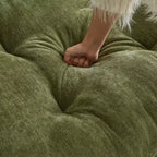 Zeus & Ruta 94.8 Modern Chenille Cloud Sofa with Deep Seat for for Living Room, Bedroom, Office