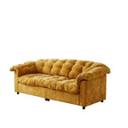 Zeus & Ruta 94.8 Modern Chenille Cloud Sofa with Deep Seat for for Living Room, Bedroom, Office