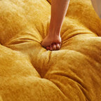 Zeus & Ruta 94.8 Modern Chenille Cloud Sofa with Deep Seat for for Living Room, Bedroom, Office