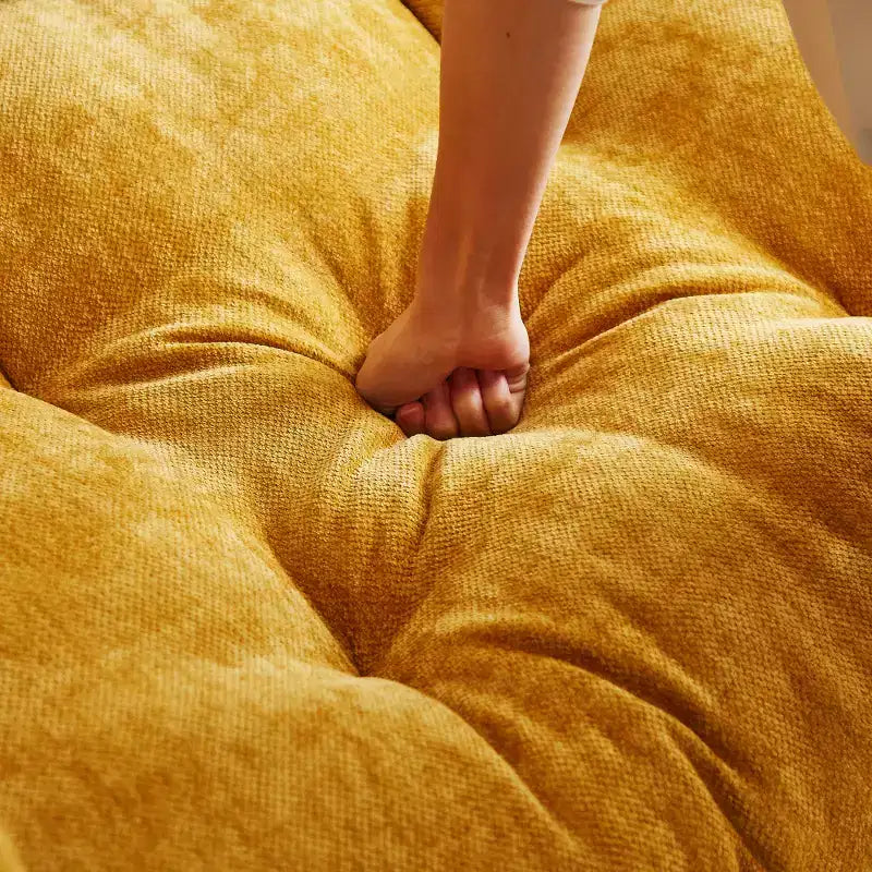 Zeus & Ruta 94.8 Modern Chenille Cloud Sofa with Deep Seat for for Living Room, Bedroom, Office