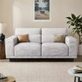 65 In Modern Couch with Deep Seats and Wide Armrests, Loveseat Couches for Living Room, Comfortable Love Seat Sofa with Max weight capacity 300 lbs