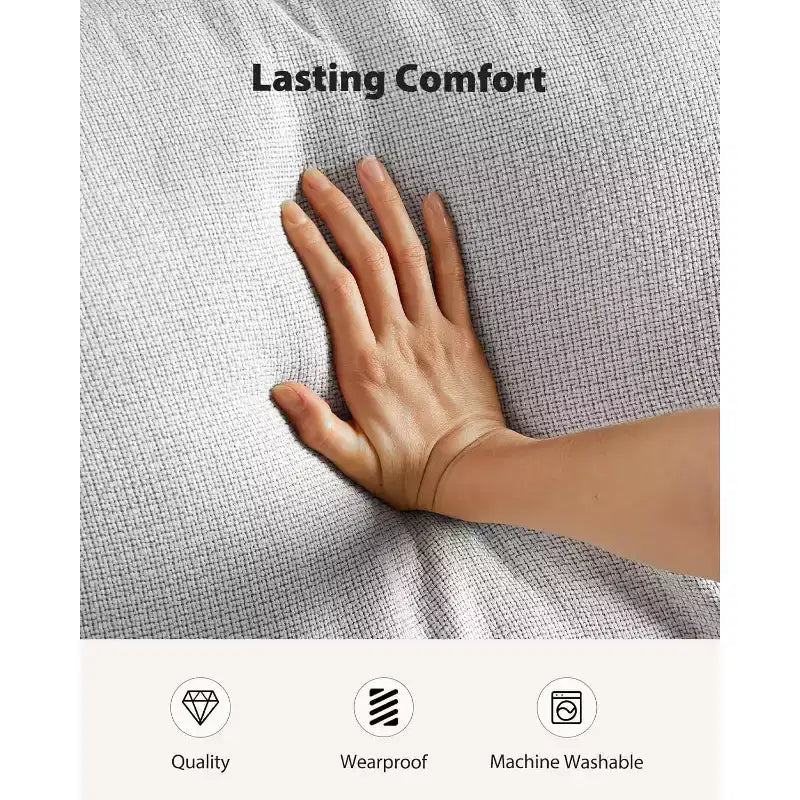 Causeuse moderne de 65 po avec sièges profonds et accoudoirs larges, causeuse pour salon, causeuse confortable avec capacité de poids maximale de 300 lb