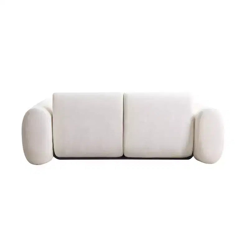 Canapé 3 places moderne Christopher Knight Home Orvik 79 en tissu bouclé avec accoudoirs arrondis