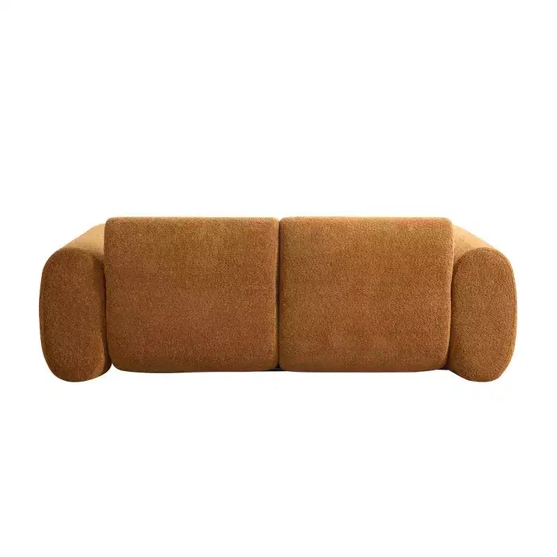 Canapé 3 places moderne Christopher Knight Home Orvik 79 en tissu bouclé avec accoudoirs arrondis
