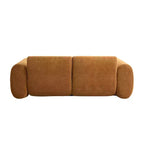 Canapé 3 places moderne Christopher Knight Home Orvik 79 en tissu bouclé avec accoudoirs arrondis