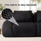 82 Modern Modular Sectional Sofa for Living Room,Flannelette Fabric,highly textured,Oversized 2-Seater Couch with Deep Seat