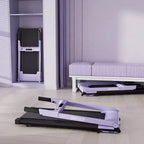 Tapis de course pliable connecté DeerRun A1 Pro Move entièrement nouveau 2026 avec inclinaison de 6 %, 350 lb, 10 mi/h