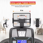 Tapis de course pliable 4,5 CV avec application à distance, 136 kg, pour la maison ou le bureau