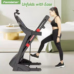 Tapis roulants capacité 136 kg en liquidation, tapis de course électrique pliable 4,5 CV en solde avec inclinaison pour la course et la marche à domicile