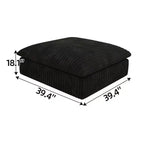 Whisen 2-Seater Cloud Sofa, Deep Seat Couch, Modular Design