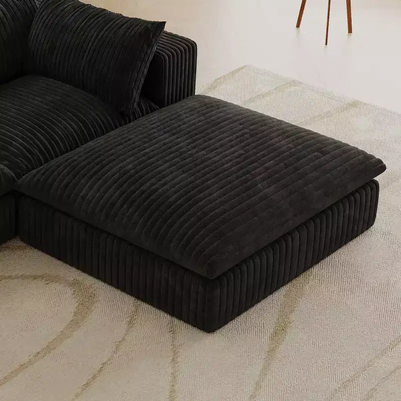 Whisen 2-Seater Cloud Sofa, Deep Seat Couch, Modular Design