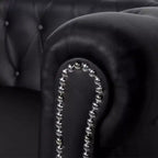 vidaXL Sofa Chesterfield Loveseat Settee for Living Room Artificial Leather