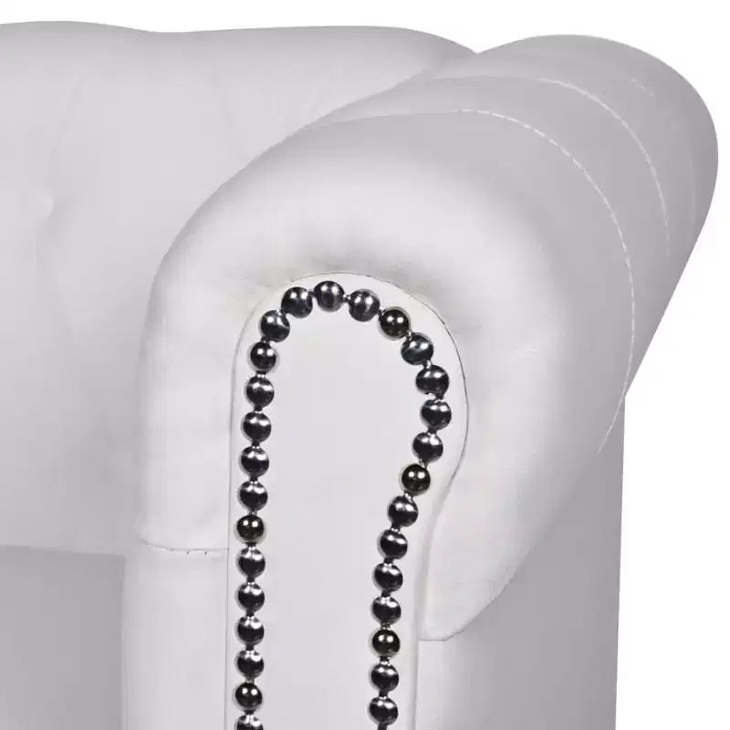 vidaXL Sofa Chesterfield Loveseat Settee for Living Room Artificial Leather