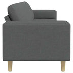 Ensemble de canapé en tissu gris foncé