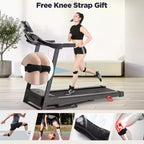 Treadmills Clearance, Treadmill on Sale with 12-Level Adjustable Incline, 7.5MPH Max Speed, Foldable Treadmill, Running & Walking Machine