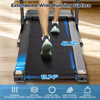 Treadmills Clearance,Foldable Electric Treadmill on Sale for Home,Walking Pad Treadmill with Incline/Handle,Indoor Running Machine for Home