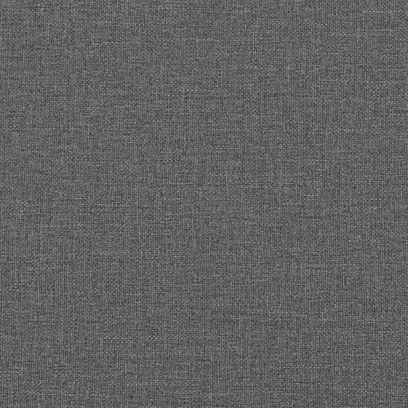 Canapé en tissu avec coussin - Gris foncé sans pouf