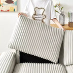 71 Modern Corduroy Loveseat Sofa with Storage, Oversized 2-Seater Deep Seat Sofa for Small Living Room or Apartment-Panipeachy