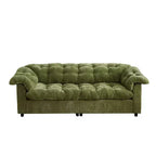 94 Modern Chenille Deep Seat Loveseat Sofa, Upholstered Fluffy Cloud Sofa for Living Room, Bedroom, Office, or Apartment-Panipeachy