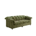 94 Modern Chenille Deep Seat Loveseat Sofa, Upholstered Fluffy Cloud Sofa for Living Room, Bedroom, Office, or Apartment-Panipeachy