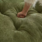 94 Modern Chenille Deep Seat Loveseat Sofa, Upholstered Fluffy Cloud Sofa for Living Room, Bedroom, Office, or Apartment-Panipeachy