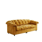 94 Modern Chenille Deep Seat Loveseat Sofa, Upholstered Fluffy Cloud Sofa for Living Room, Bedroom, Office, or Apartment-Panipeachy