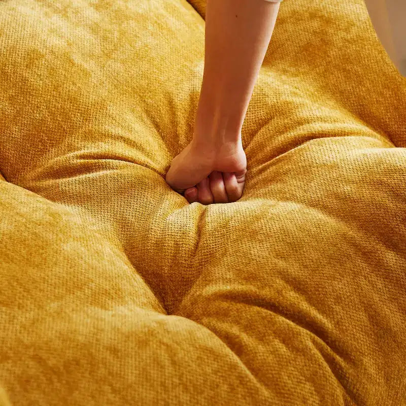 94 Modern Chenille Deep Seat Loveseat Sofa, Upholstered Fluffy Cloud Sofa for Living Room, Bedroom, Office, or Apartment-Panipeachy