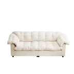94 Modern Chenille Deep Seat Loveseat Sofa, Upholstered Fluffy Cloud Sofa for Living Room, Bedroom, Office, or Apartment-Panipeachy