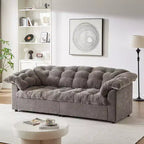 94 Modern Chenille Deep Seat Loveseat Sofa, Upholstered Fluffy Cloud Sofa for Living Room, Bedroom, Office, or Apartment-Panipeachy