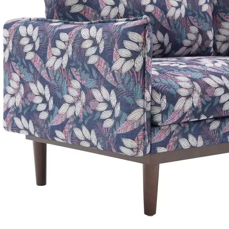 75 Modern Sofa with Solid Wood Legs, Loveseat Sofa Couch for Small Living Room, Bedroom, or Apartment-Panipeachy