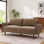 75 Modern Sofa with Solid Wood Legs, Loveseat Sofa Couch for Small Living Room, Bedroom, or Apartment-Panipeachy