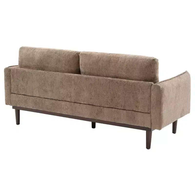 75 Modern Sofa with Solid Wood Legs, Loveseat Sofa Couch for Small Living Room, Bedroom, or Apartment-Panipeachy