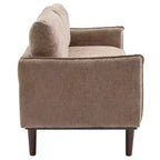 75 Modern Sofa with Solid Wood Legs, Loveseat Sofa Couch for Small Living Room, Bedroom, or Apartment-Panipeachy
