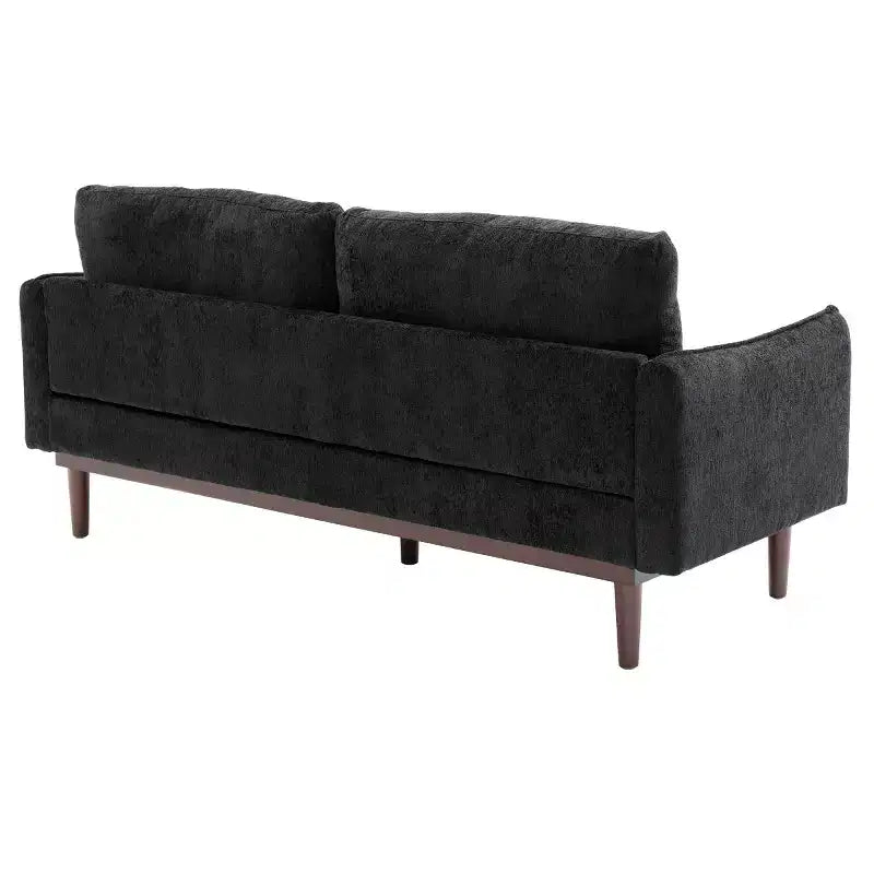 75 Modern Sofa with Solid Wood Legs, Loveseat Sofa Couch for Small Living Room, Bedroom, or Apartment-Panipeachy