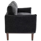 75 Modern Sofa with Solid Wood Legs, Loveseat Sofa Couch for Small Living Room, Bedroom, or Apartment-Panipeachy