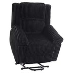 Power Lift Recliner Chair - Heat & Massage Function, Electric Stand-Up Recliner with Adjustable Positions, Soft Polyester Fabric & Full Sponge Padding