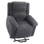 Power Lift Recliner Chair - Heat & Massage Function, Electric Stand-Up Recliner with Adjustable Positions, Soft Polyester Fabric & Full Sponge Padding