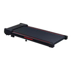 Tapis de course Okak Walking Pad avec 8 niveaux d'inclinaison, tapis de course sous le bureau avec télécommande et écran LED, tapis de course portable pour la maison, noir et gris