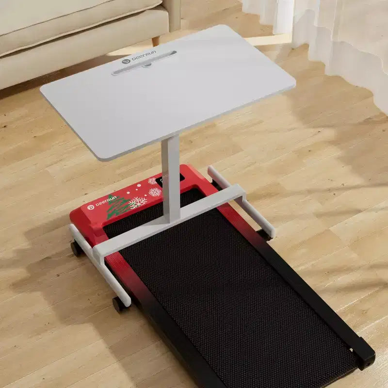 Tapis de course pliable connecté DeerRun Q2 Édition Noël, pour la maison et la course légère, inclinaison de 7 %