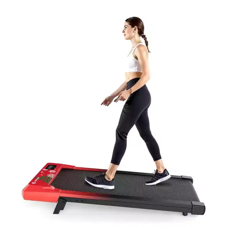 Tapis de course pliable connecté DeerRun Q2 Édition Noël, pour la maison et la course légère, inclinaison de 7 %
