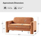 Felisa Modern Loveseats Sofa|ART OF LIVING DESIGNS