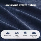 Clihome 140Tissu en Velours Doux,Canapé Désossé capitonné,Éponge Haute Densité 32D,Fond Design Ergonomique,Fond Antidérapant,Pour Salons