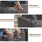 60 Inch Chaise Lounge sofa, Upholstered Sleeper Sofa Bed with Throw Pillows & Armrests, Comfy Reading sofa for Living Room and Bedroom